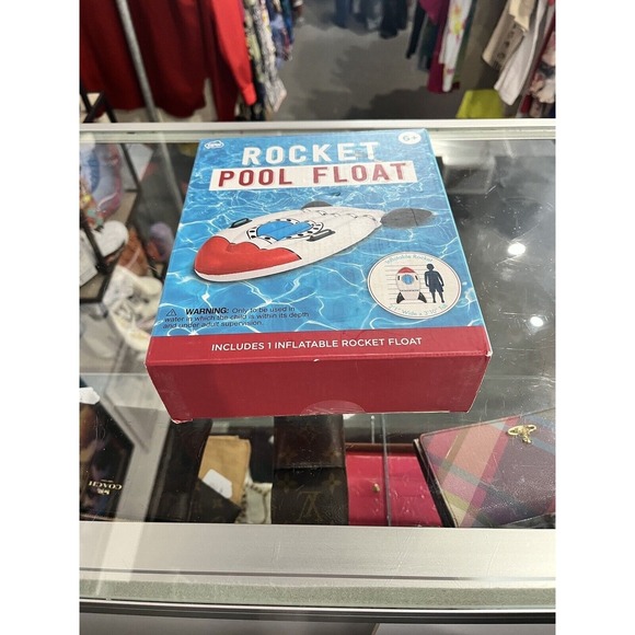 New In Packaging Inflatable Rocket Float Pool Beach Float - Picture 3 of 4